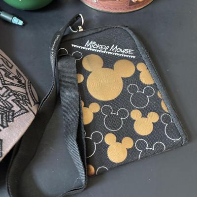 LOT 162: Lassie Melmac Dinnerware Plate, Walt Disney Productions Mickey Mouse & Pinocchio Dolls, Disney Hats, Mug, Ornaments & More