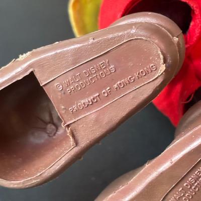 LOT 162: Lassie Melmac Dinnerware Plate, Walt Disney Productions Mickey Mouse & Pinocchio Dolls, Disney Hats, Mug, Ornaments & More