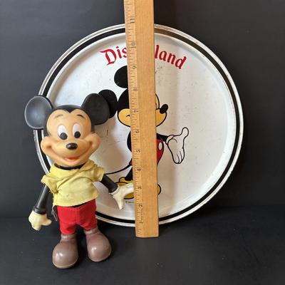 LOT 162: Lassie Melmac Dinnerware Plate, Walt Disney Productions Mickey Mouse & Pinocchio Dolls, Disney Hats, Mug, Ornaments & More