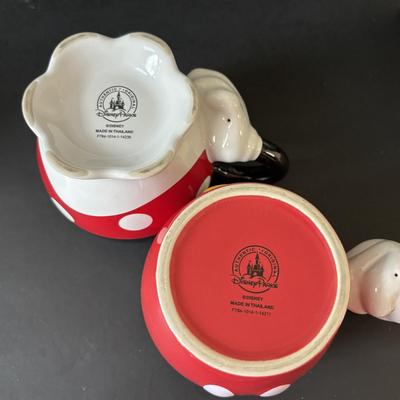 LOT 163: Cinderella Mug & Plate Collection along with Mickey & Minnie Mouse Mugs