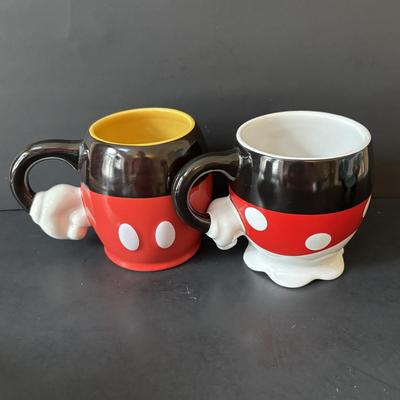 LOT 163: Cinderella Mug & Plate Collection along with Mickey & Minnie Mouse Mugs
