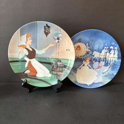 LOT 163: Cinderella Mug & Plate Collection along with Mickey & Minnie Mouse Mugs