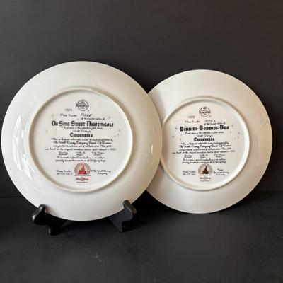 LOT 163: Cinderella Mug & Plate Collection along with Mickey & Minnie Mouse Mugs