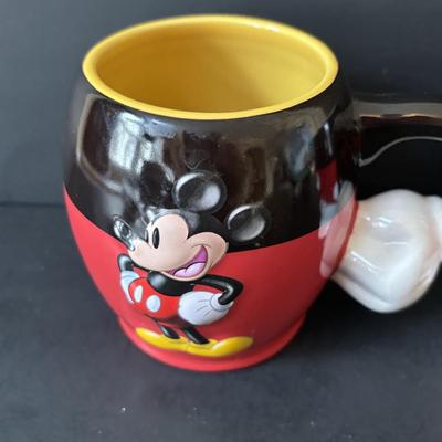 LOT 163: Cinderella Mug & Plate Collection along with Mickey & Minnie Mouse Mugs