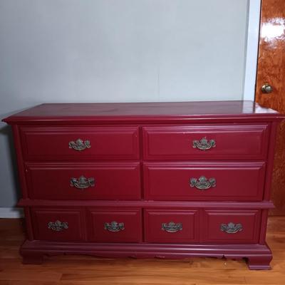 LOT 176: Bassett Furniture Dresser