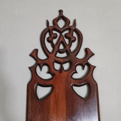 LOT 178: MCM Wood Framed Mirror