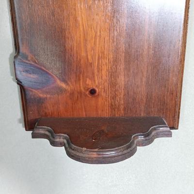 LOT 178: MCM Wood Framed Mirror