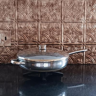LOT 180: Elite Platinum Electric Chafing Dish & Farberware Stainless Steel Skillet