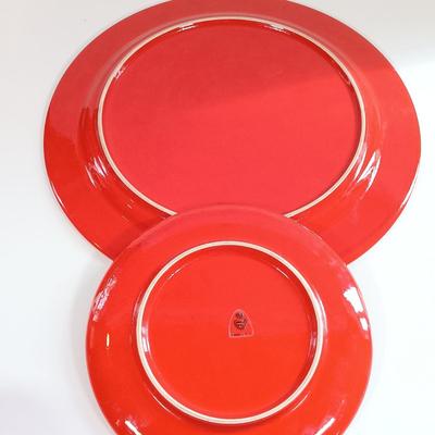 LOT 186: Waechtersbach Christmas Dishes with A.K. Das Thermos