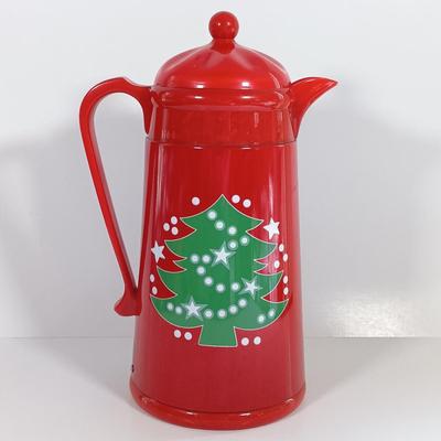 LOT 186: Waechtersbach Christmas Dishes with A.K. Das Thermos