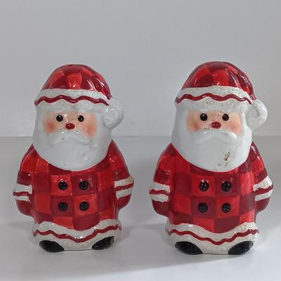 LOT 188: Department 56 Santa Bowl, Godiva Mugs, Christmas Pancake Molds & More