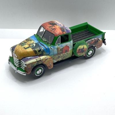 LOT 191: The Danbury Mint Mort Kuntsler 1953 Chevrolet Farmer's Pickup, 1971 Jaguar E-Type Diecast Toy Car and The Danbury Mint...