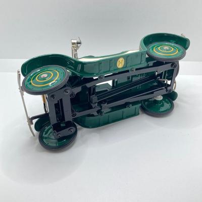 LOT 192: Vintage Automobile Decanter with Shot Glasses, Hallmark Kiddie Car Classics Toy Car, 1987 Glasstown Auto Show Paper Weight and...