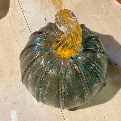 LOT 195: Tote Loaded with Autumn / Halloween Decor - Pumpkins, Witches, Signs and More