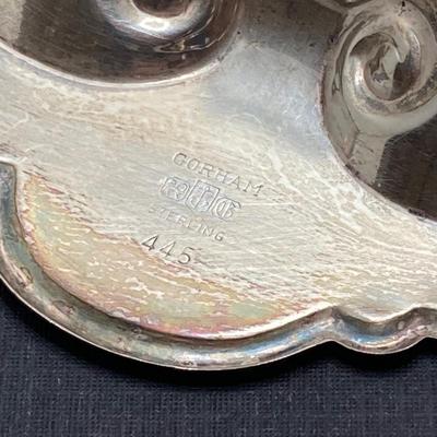 LOT 198: Gorham Sterling Silver Scalloped Clam Shell Trinket Dish along with Gregorian Copper Ashtray / Bowl and More - TW 77.66 gtw