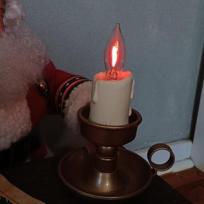 LOT 229: Animated Writing Santa with Candlelight & Christmas Carriage