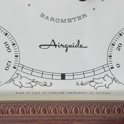 LOT 251: MCM Airguide Barometer Thermometer