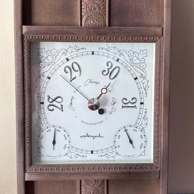 LOT 251: MCM Airguide Barometer Thermometer