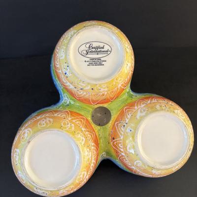 LOT 249: Anthony's Harborside Fish Grotto Seafood Restaurant Drinking/Bar Glasses, Crate & Barrel Condiment Holder, Certified...