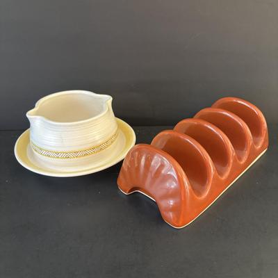 LOT 249: Anthony's Harborside Fish Grotto Seafood Restaurant Drinking/Bar Glasses, Crate & Barrel Condiment Holder, Certified...