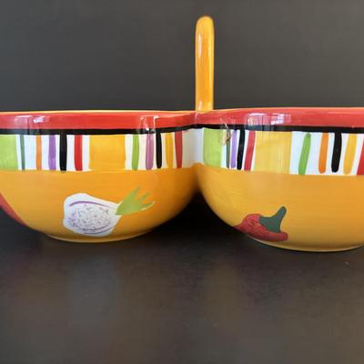 LOT 249: Anthony's Harborside Fish Grotto Seafood Restaurant Drinking/Bar Glasses, Crate & Barrel Condiment Holder, Certified...