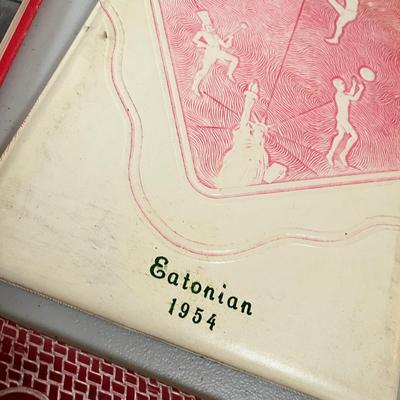 Lot 1 Eaton High School Annuals 1953-55