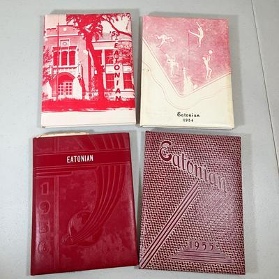 Lot 1 Eaton High School Annuals 1953-55