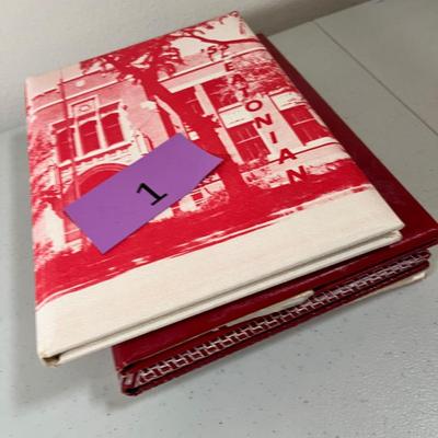 Lot 1 Eaton High School Annuals 1953-55