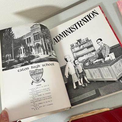 Lot 1 Eaton High School Annuals 1953-55