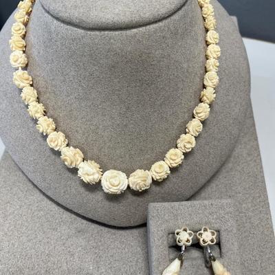 Carved celluloid set