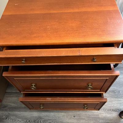 Sale Photo Thumbnail #149: Bombay Company Three Drawer Night Stand Choice #1