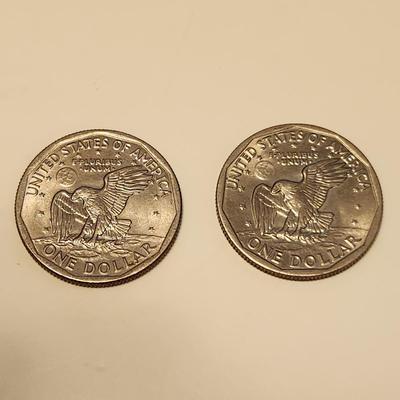 Pair of Susan B. Anthony Dollar Coins