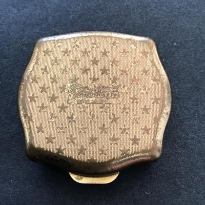 Sale Photo Thumbnail #33: Vintage, goldtone, Stratton compact please see attached photos