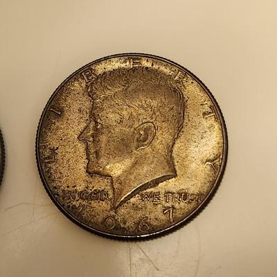 Two Kennedy Half Dollars