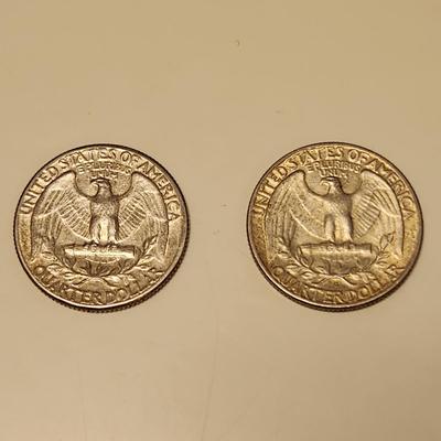 Pair of Silver Quarters
