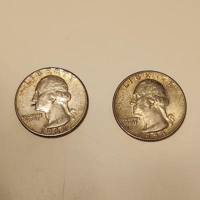 Pair of Silver Quarters