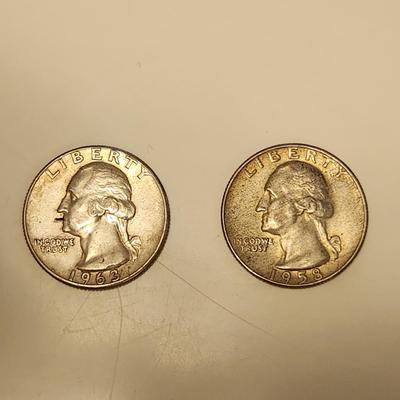 Pair of Silver Quarters