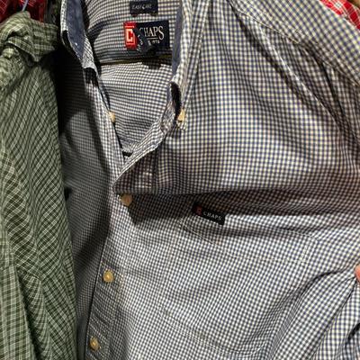Men’s long sleeve shirts and dress pants