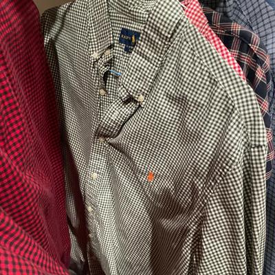 Men’s long sleeve shirts and dress pants