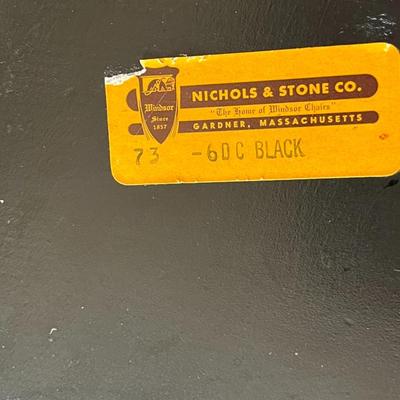 Sale Photo Thumbnail #212: NIchols & Stone Black Windsor Rocking Chair