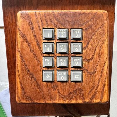 ANTIQUE STROMBERG-CARLSON OAK WOOD DOUBLE BOX WALL CRANK TELEPHONE