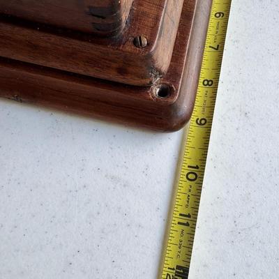 ANTIQUE STROMBERG-CARLSON OAK WOOD DOUBLE BOX WALL CRANK TELEPHONE