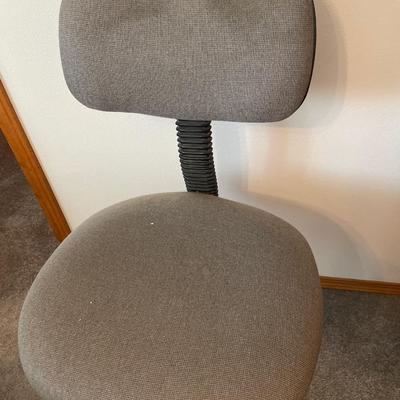 Office chair and mini shredder