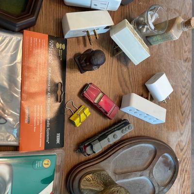 Desk, Random office items and more