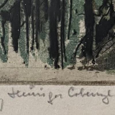 Etching By Herta Czoernig (Vienna)