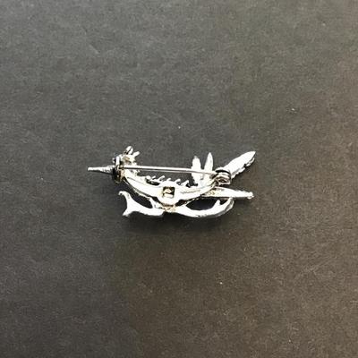 Sale Photo Thumbnail #57: Vintage silver Tone Road Runner brooch please see attached photos