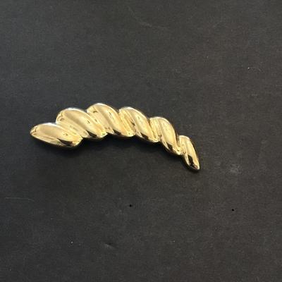 Sale Photo Thumbnail #72: Very nice gold toned, fashion, statement, brooch please see attached photos