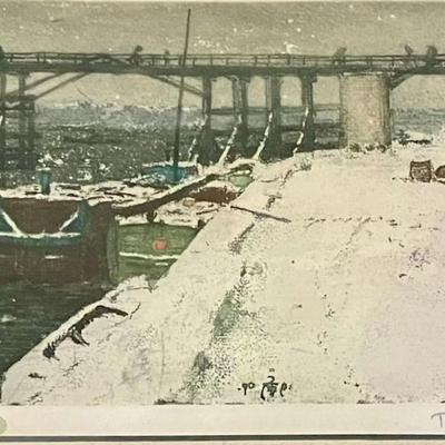 Etching By Tavik Frantisek Simon