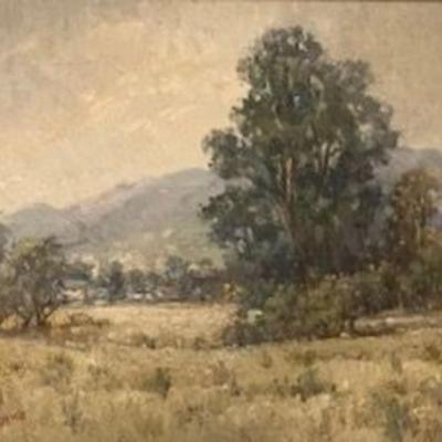 Original Oil Painting Of Woodside, California By Marguerite Ciprico