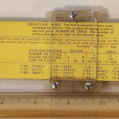 Lot of Slide Rules K&E Keuffel & Esser Drafting Ruler 1410P 1415P 1420P 563242 Tools Paragon Anvil Bow Pencil Pavement Rate Slide...